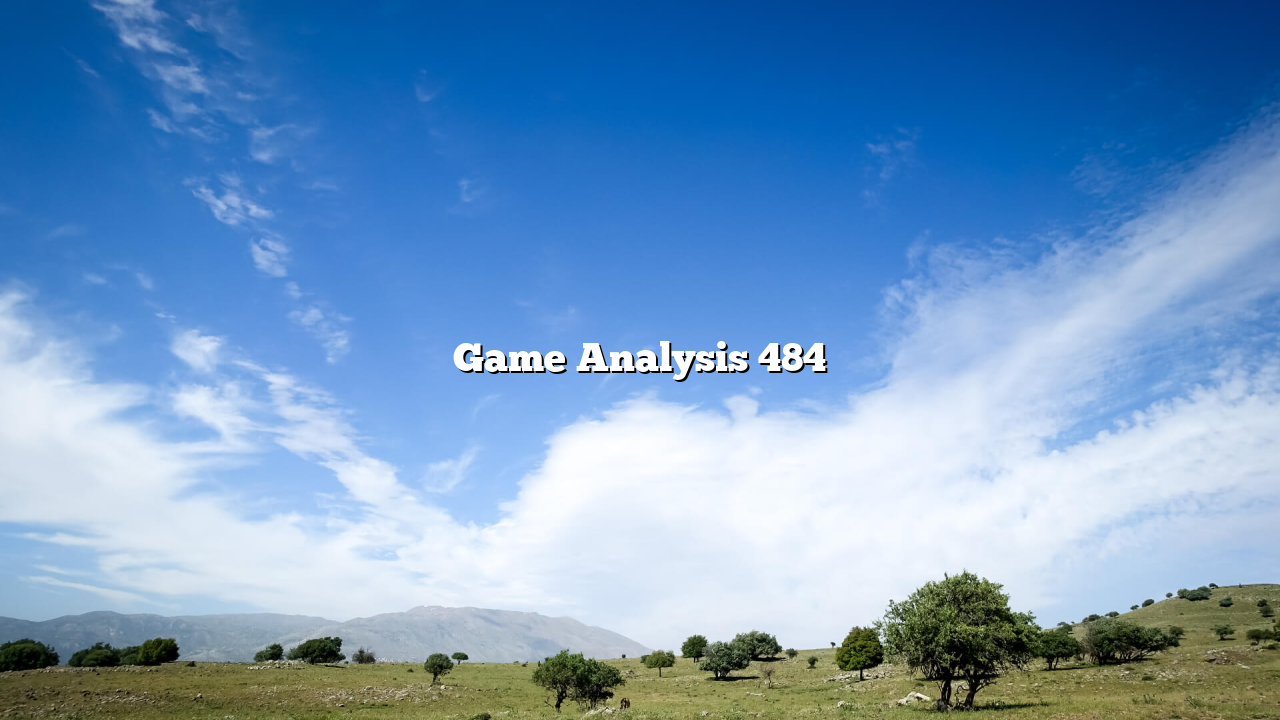 Game Analysis 484